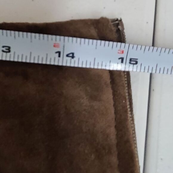 Danier Brown Suede Skirt size 4 - Picture 8 of 9